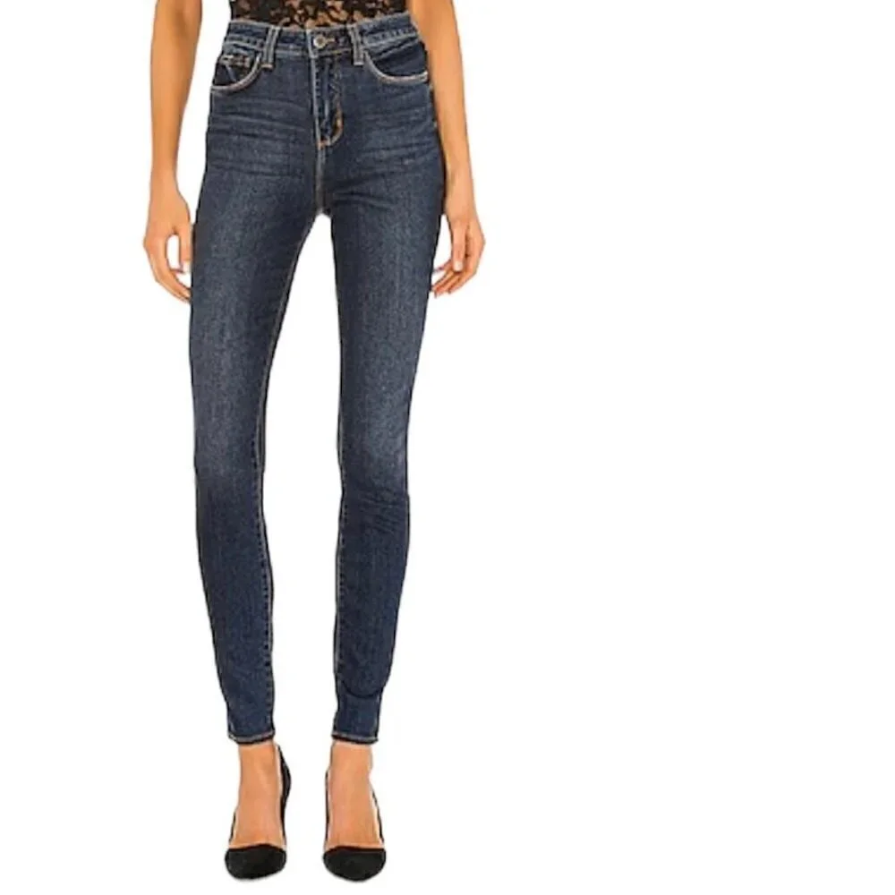 NWT L'AGENCE Margot High Rise Skinny Jean in Fleetwood - Size 25